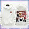 Circumtoy Chainsaw Man White Icon Hoodie