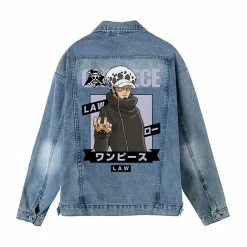 Circumtoy One Piece Character Printing Blue Denim Jacket -accessories outlet store O1CN01J99ecn1aNESv2P8hT 2206841533317 2048x