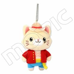 Circumtoy One Piece Cat Cosplay Plush Toy Keychain