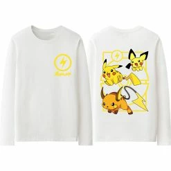 Circumtoy Pokemon White Sweatshirt -accessories outlet store O1CN01NtjAKf1UJDOFRyt7K 2206485662496 2048x