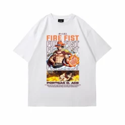 Circumtoy One Piece Ace Fire Fist Summer Tee