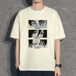 New Attack On Titan Fights In Wave Summer T-shirt -accessories outlet store O1CN01YR70t424PvIvd7xBz 1114367384 2048x