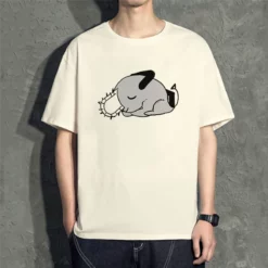 New Chainsaw Man Black&White Summer T-shirt -accessories outlet store O1CN01fNgqqE24PvI9mBkOK 1114367384 2048x