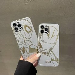 New Iron Man & Spider Man Golden Outline IPhone Case -accessories outlet store O1CN01g2oLwK1KO7NCQogC2 4047201153 0 cib 2048x