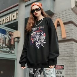 New One Piece Straw Hat Crew In Fight Sweatshirt