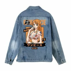 Circumtoy One Piece Character Printing Blue Denim Jacket -accessories outlet store O1CN01qG3YOW1aNESkngCE9 2206841533317 2048x