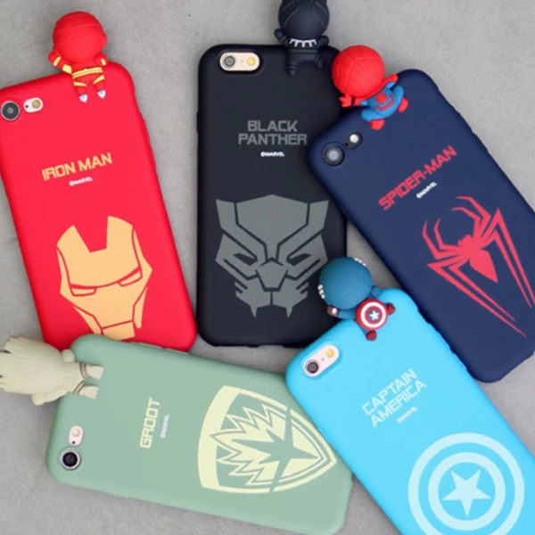 Circumtoy Marvel Superhero Cute IPhone Case Type B 2 Circumtoy Marvel Superhero Cute IPhone Case Type B - Image 2