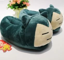 New Snorlax Winter Home Slippers