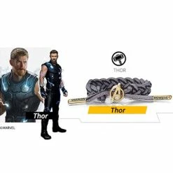 Circumtoy Classic Style Handmade Marvel Bracelets -accessories outlet store Thor 2048x