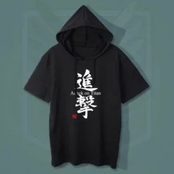 New Attack On Titan Symbol Hooded Summer T-shirt -accessories outlet store attackontitan 2048x