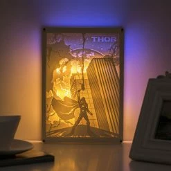 Circumtoy Marvel Avengers Paper Sculpture 3D Lamp -accessories outlet store av3 2048x