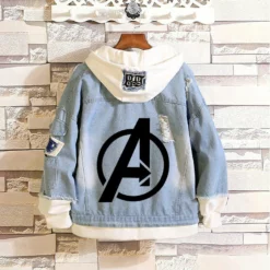Circumtoy Marvel Avengers Hooded Denim Jacket -accessories outlet store avengerjacket 2048x