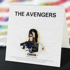 Circumtoy Captain America & Winter Soldier & Loki & Thor Enamel Pin -accessories outlet store avengerspin 2048x