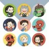 Circumtoy Marvel Avengers Fanart Badge 9 Pack