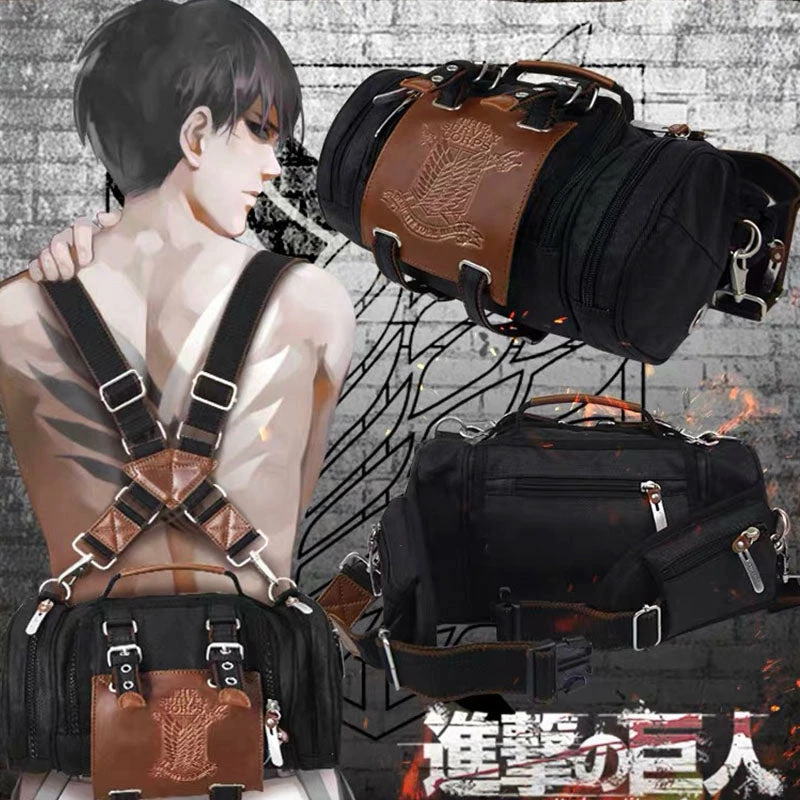 New Attack On Titan Vertical Maneuvering Equipment 4-Way Bag 1 New Attack On Titan Vertical Maneuvering Equipment 4-Way Bag
