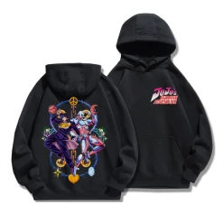 Circumtoy JoJo's Bizarre Adventure Hoodie -accessories outlet store blackHigashikataJosuke 2048x