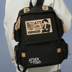 New Attack On Titan Levi Ackerman Backpack -accessories outlet store black 0277a65c f5c4 48db 84d4 91ff482d77db 2048x