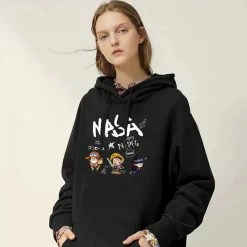 New One Piece Chibi Three Brothers Nasa Hoodie -accessories outlet store black 2048x