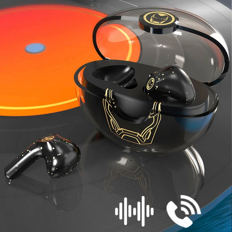New Avengers Bluetooth Wireless In-Ear Headset With Transparent Cover 3 New Avengers Bluetooth Wireless In-Ear Headset With Transparent Cover - Image 3