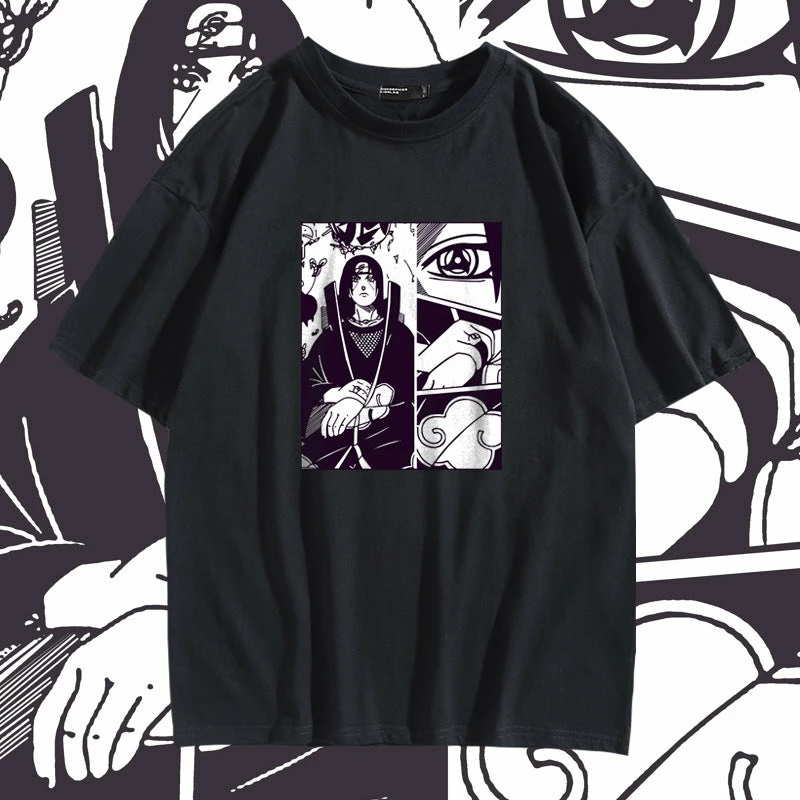 New Itachi Uchiha Mangekyō Sharingan Summer T-shirt 1 New Itachi Uchiha Mangekyō Sharingan Summer T-shirt