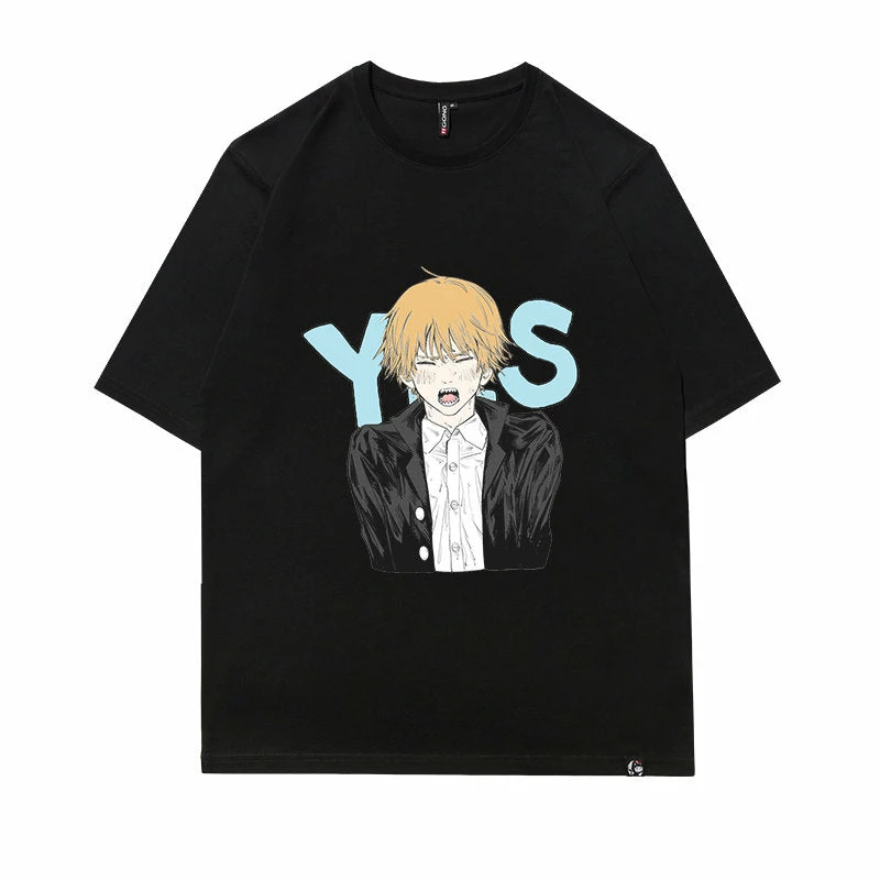 New Chainsaw Man Denji And Reze Couple Matching T-shirt 5 New Chainsaw Man Denji And Reze Couple Matching T-shirt - Image 5