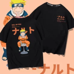 New Naruto Uzumaki Eating Noodles Summer T-shirt -accessories outlet store black 6aef06a5 8843 45ca 9f64 5fe651ede727 2048x