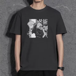 New Jujutsu Kaisen Satoru Gojo & Yuji Itadori Summer T-shirt -accessories outlet store black 8478d101 fdba 4258 8902 40517abe6527 2048x