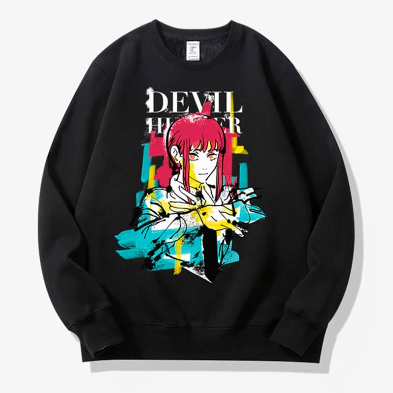New Devil Hunter Makima Pull-over Sweatshirt 4 New Devil Hunter Makima Pull-over Sweatshirt - Image 4