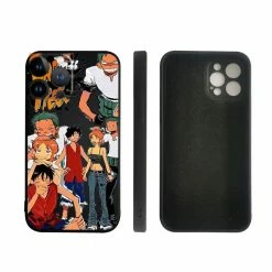 New Straw Hat Crew Luffy Nami Zoro Tiffing IPhone Protection Case -accessories outlet store black 9172c955 c914 4544 9f92 cf1735e5760c 2048x