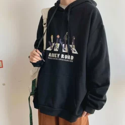 New Naruto Team 7 Abbey Road Pullover Hoodie