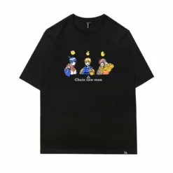 New Chainsaw Man Devil Hunter Gang Summer T-shirt -accessories outlet store black fd7f7cc7 d2eb 43dc b5da c0c7a2599a8c 2048x