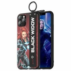 Circumtoy Marvel Comics Wrist Strap Hand IPhone 11 Series Case -accessories outlet store black widow iphone 2048x