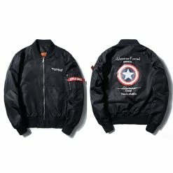 New Captain America Unisex Baseball Jacket With Hood 16 New Captain America Unisex Baseball Jacket With Hood -accessories outlet store black without hood 2048x