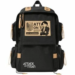 New Attack On Titan Levi Ackerman Backpack -accessories outlet store blackbag 2048x
