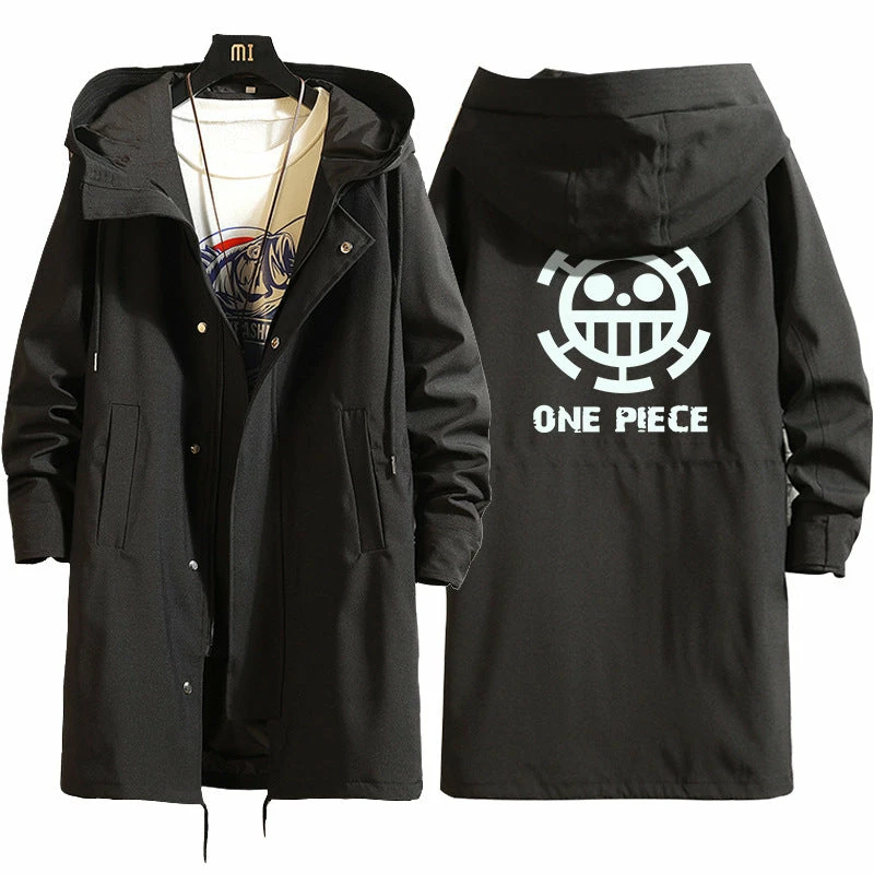 New One Piece Long Hooded Trench Coat 9 New One Piece Long Hooded Trench Coat - Image 9