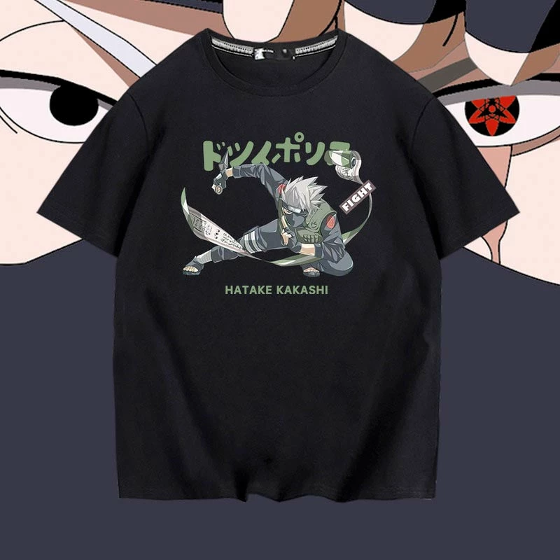 New Kakashi Hatake In Fights Summer T-shirt 2 New Kakashi Hatake In Fights Summer T-shirt - Image 2