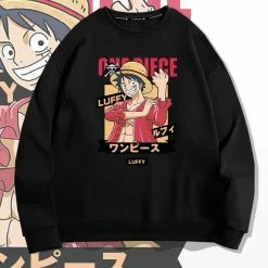 New One Piece Straw Hat Crew Members Pullover Sweatshirt