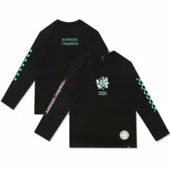 New Demon Slayer Symbolic Casual Long T-shirt -accessories outlet store blacktanjirou 2048x