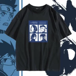 New Naruto Shippuden Team Seven Grid Summer T-shirt