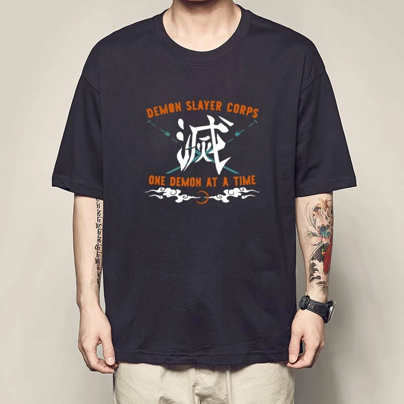 Circumtoy Demon Slayer Corps One Demon At A Time Summer T-shirt 2 Circumtoy Demon Slayer Corps One Demon At A Time Summer T-shirt - Image 2