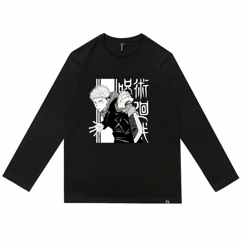 New Jujutsu Kaisen Satoru Gojo & Yuji Itador Long-sleeve T-shirt 10 New Jujutsu Kaisen Satoru Gojo & Yuji Itador Long-sleeve T-shirt - Image 10