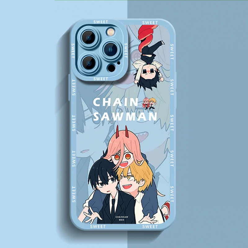 New Chainsaw Man Chibi Style IPhone Cases 7 New Chainsaw Man Chibi Style IPhone Cases - Image 7