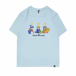 New Chainsaw Man Devil Hunter Gang Summer T-shirt -accessories outlet store blue 9080453c 9f3e 464e 9765 e593863b76b1 2048x