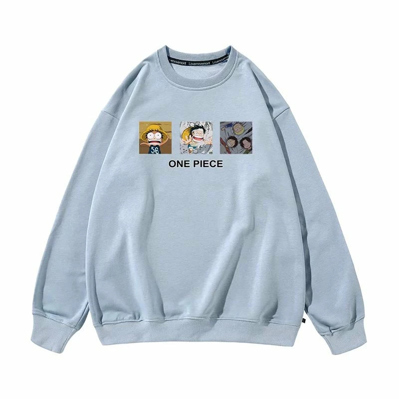 New Monkey D. Luffy Embarrassing Moments Sweatshirt 4 New Monkey D. Luffy Embarrassing Moments Sweatshirt - Image 4