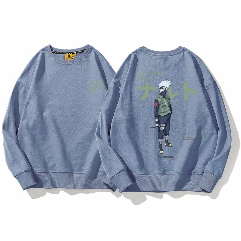 New Naruto, Kakashi & Gaara Will Of Fire Pullover Sweatshirt 12 New Naruto, Kakashi & Gaara Will Of Fire Pullover Sweatshirt - Image 12