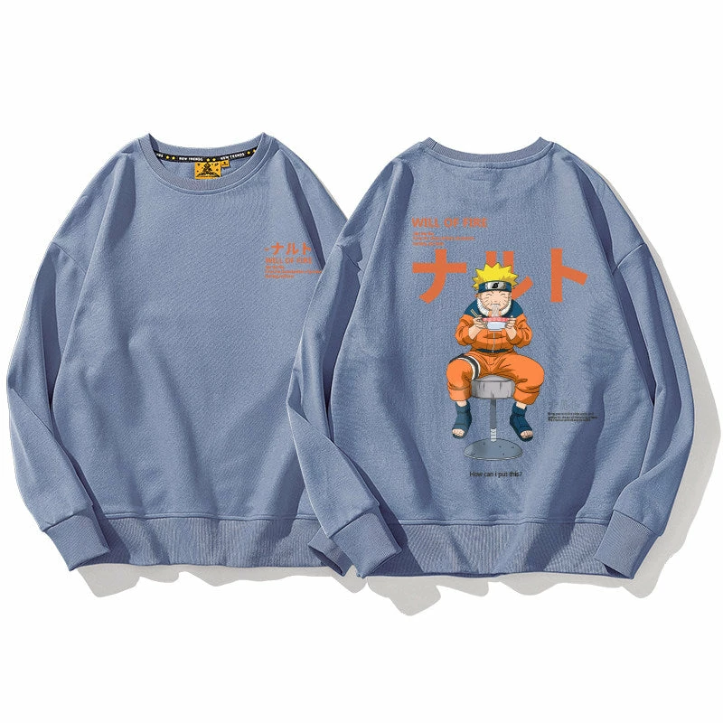 New Naruto, Kakashi & Gaara Will Of Fire Pullover Sweatshirt 11 New Naruto, Kakashi & Gaara Will Of Fire Pullover Sweatshirt - Image 11