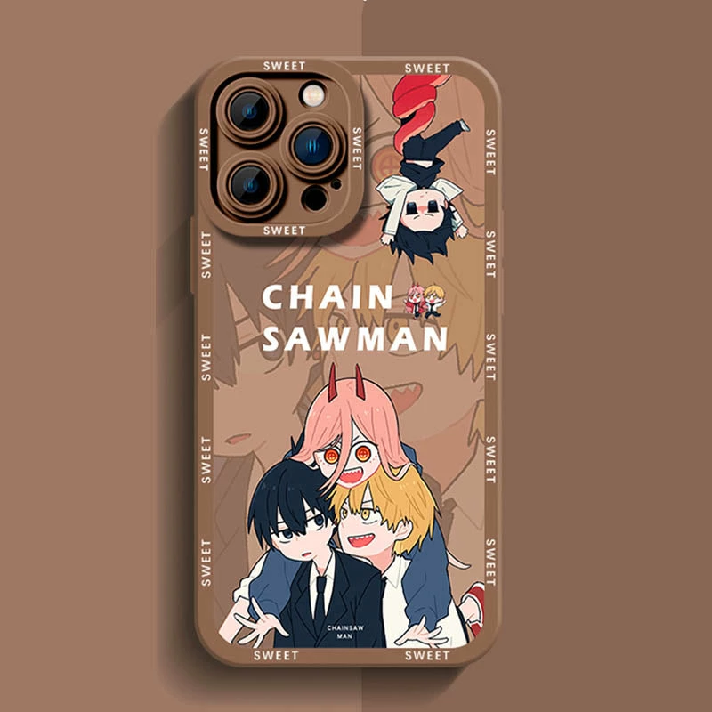 New Chainsaw Man Chibi Style IPhone Cases 2 New Chainsaw Man Chibi Style IPhone Cases - Image 2