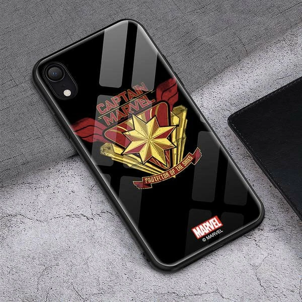Circumtoy Iron Man / Captain Marvel / Thanos Tempered Glass IPhone Case 2 Circumtoy Iron Man / Captain Marvel / Thanos Tempered Glass IPhone Case - Image 2