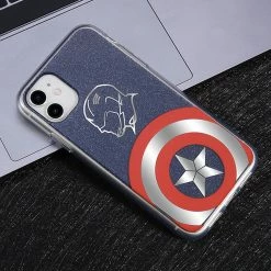 Circumtoy Avengers Silhouette Glitter Shining IPhone Case -accessories outlet store captain 5e434bc3 dadd 42f8 935f 19abd91f3591 2048x