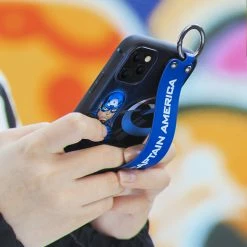 Circumtoy Marvel Comics Wrist Strap Hand IPhone 11 Series Case -accessories outlet store captain america wristband 2048x
